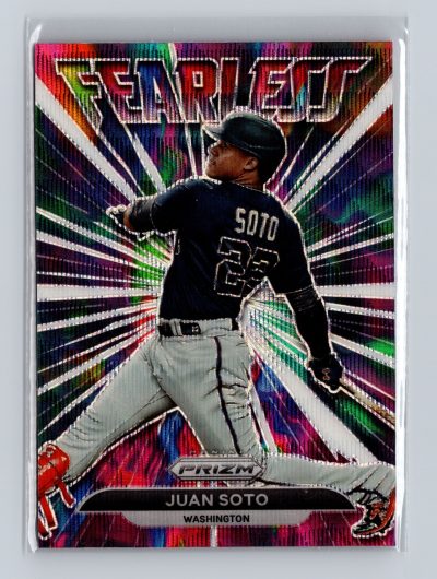 2022 Panini Prizm - Fearless Juan Soto #FL-11 White Wave Prizm