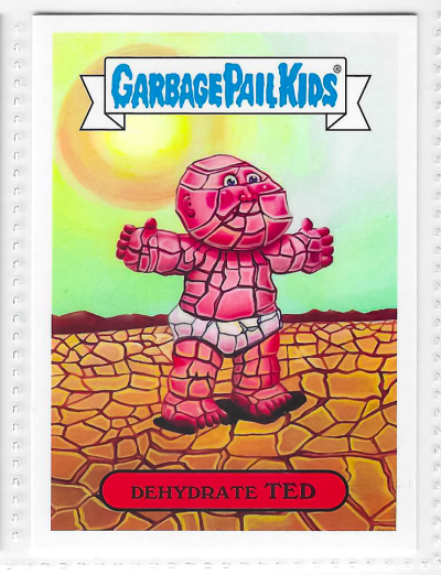 2017 Topps Garbage Pail Kids Adam-Geddon Dehydrated Ted #6b