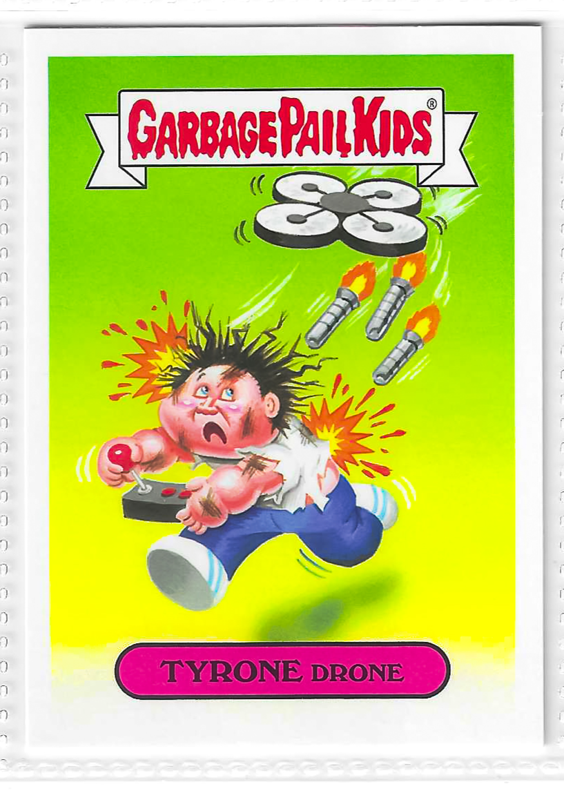 2017 Topps Garbage Pail Kids Adam-Geddon Tyrone Drone #6a