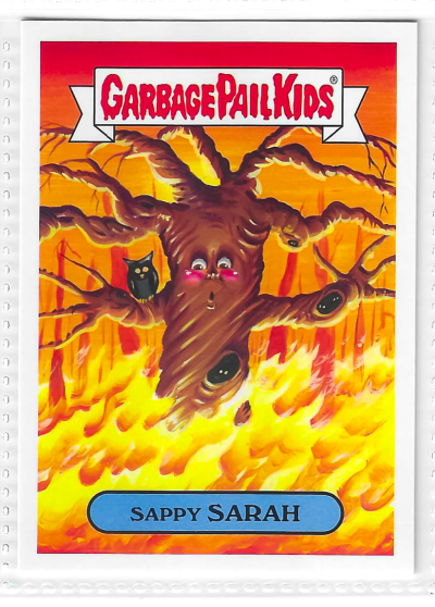 2017 Topps Garbage Pail Kids Adam-Geddon Sappy Sarah #3b