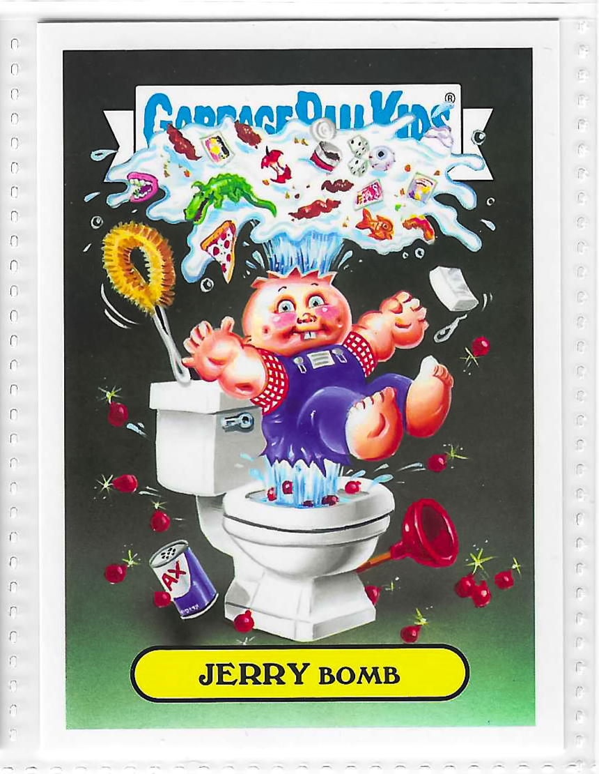 2017 Topps Garbage Pail Kids Adam-Geddon Jerry Bomb #2b