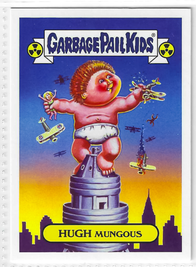 2017 Topps Garbage Pail Kids Adam-Geddon Hugh Mungous #8a