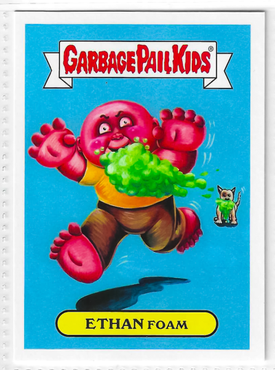 2017 Topps Garbage Pail Kids Adam-Geddon Ethan Foam #1b