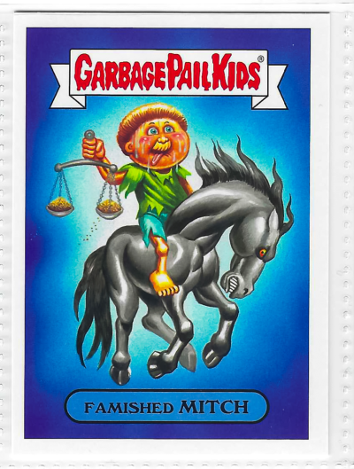 2017 Topps Garbage Pail Kids Adam-Geddon Famished Mitch #10b