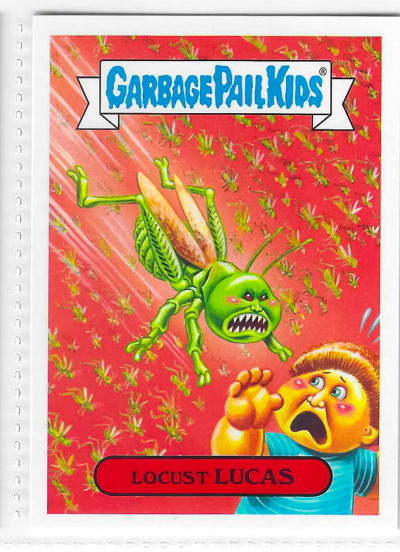2017 Topps Garbage Pail Kids Adam-Geddon Locust Lucas #2a