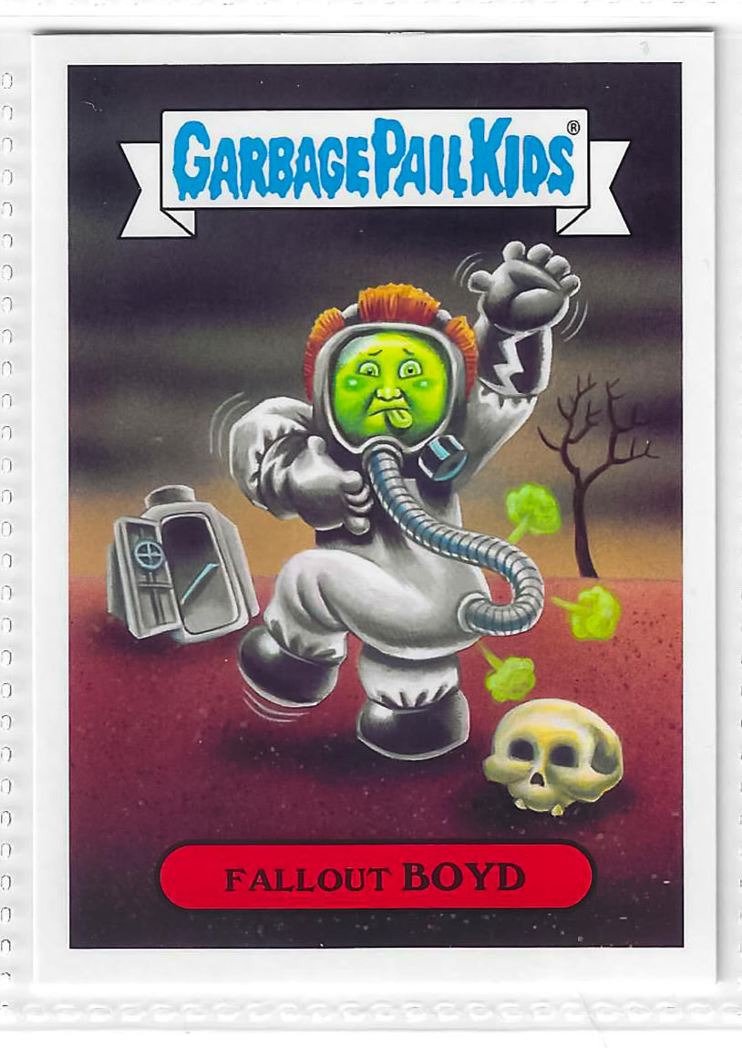 2017 Topps Garbage Pail Kids Adam-Geddon Fallout Boyd #13b