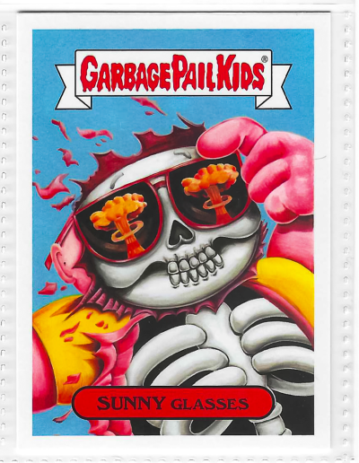 2017 Topps Garbage Pail Kids Adam-Geddon Sunny Glasses #10a