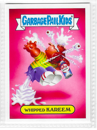 2017 Topps Garbage Pail Kids Adam-Geddon Whipped Kareem #5a