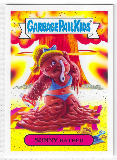 2017 Topps Garbage Pail Kids Adam-Geddon Sunny Bather #8a