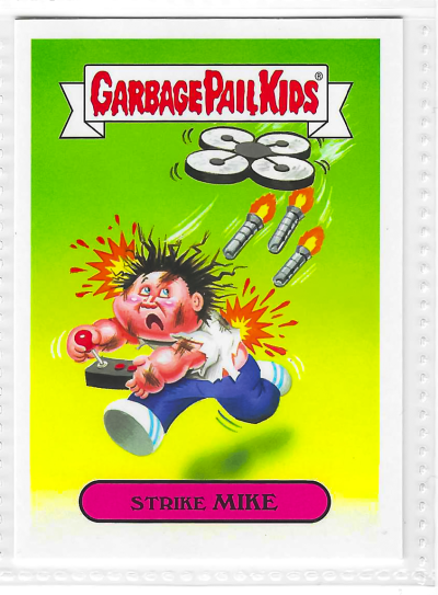 2017 Topps Garbage Pail Kids Adam-Geddon Strike Mike #6b