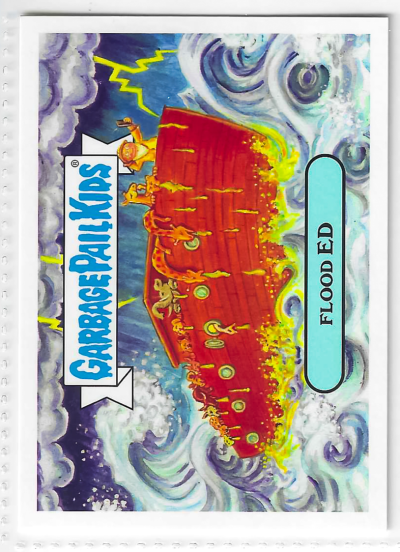 2017 Topps Garbage Pail Kids Adam-Geddon Flood Ed #5b