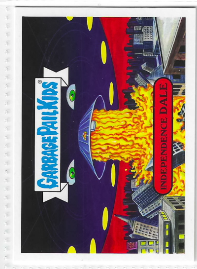 2017 Topps Garbage Pail Kids Adam-Geddon Independence Dale #5a