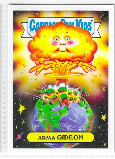 2017 Topps Garbage Pail Kids Adam-Geddon Arma Gideon #18a