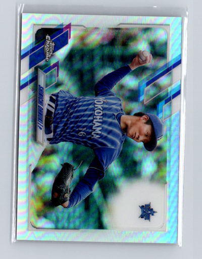 2021 Topps Chrome NPB Nippon Pro Baseball - Shinichi Ohnuki #51 Refractor (RC)