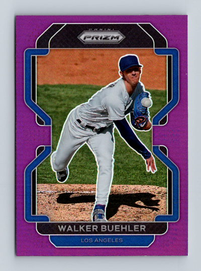 2022 Panini Prizm - Walker Buehler #72 Purple Prizm