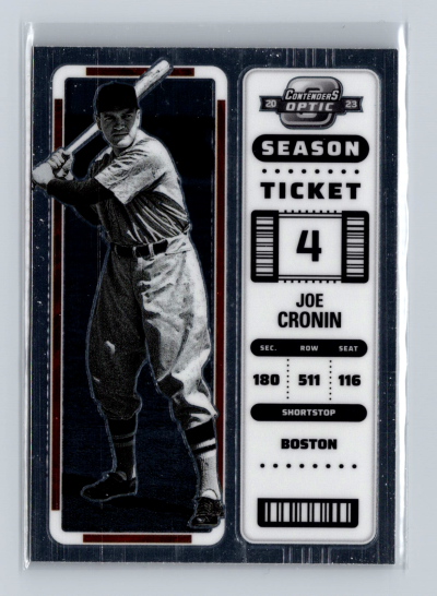 2023 Panini Chronicles - Contenders Optic Season Ticket Joe Cronin #17