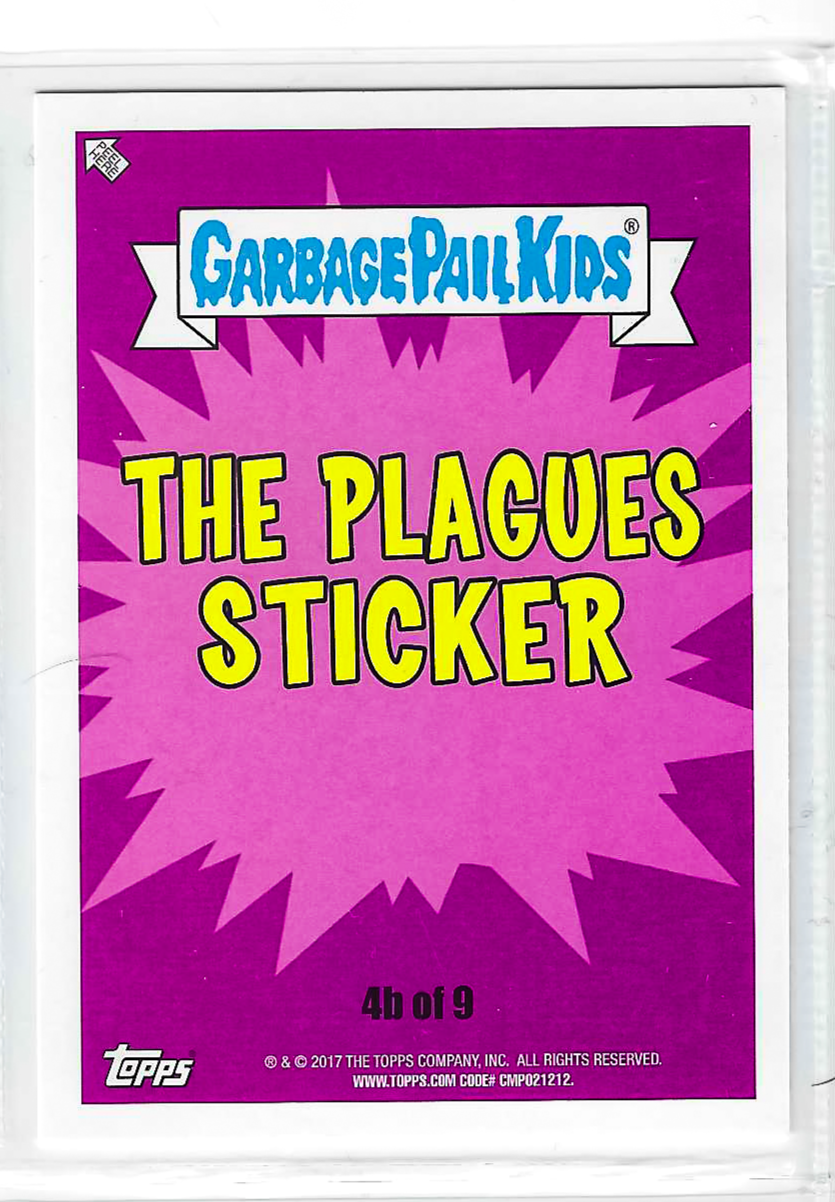2017 Garbage Pail Kids Adam-Geddon Series 1 Bud Sucker #4b Puke Green - Image 2