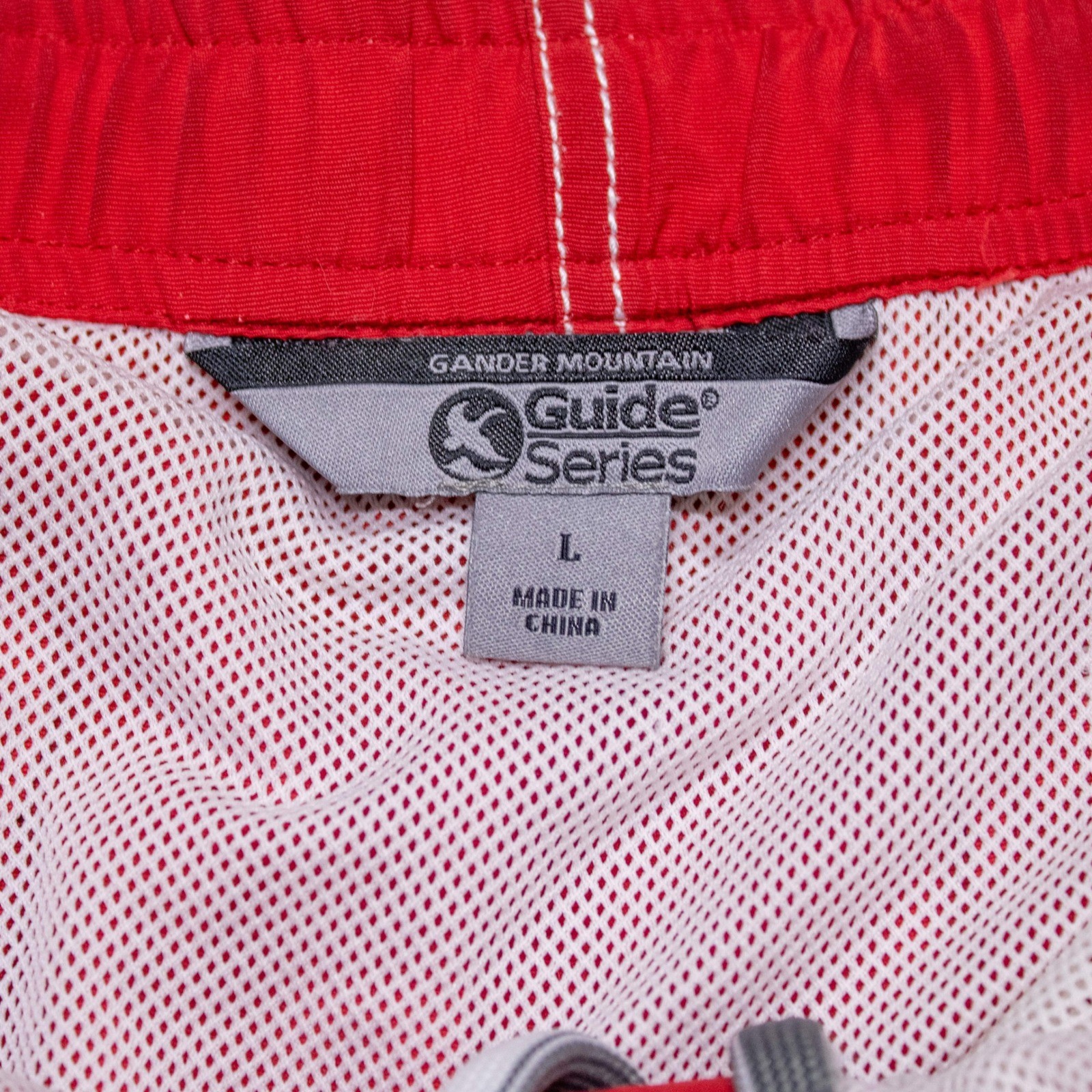 Gander Mountain Guide Series Cargo Board Shorts Mens Large Red - Image 3
