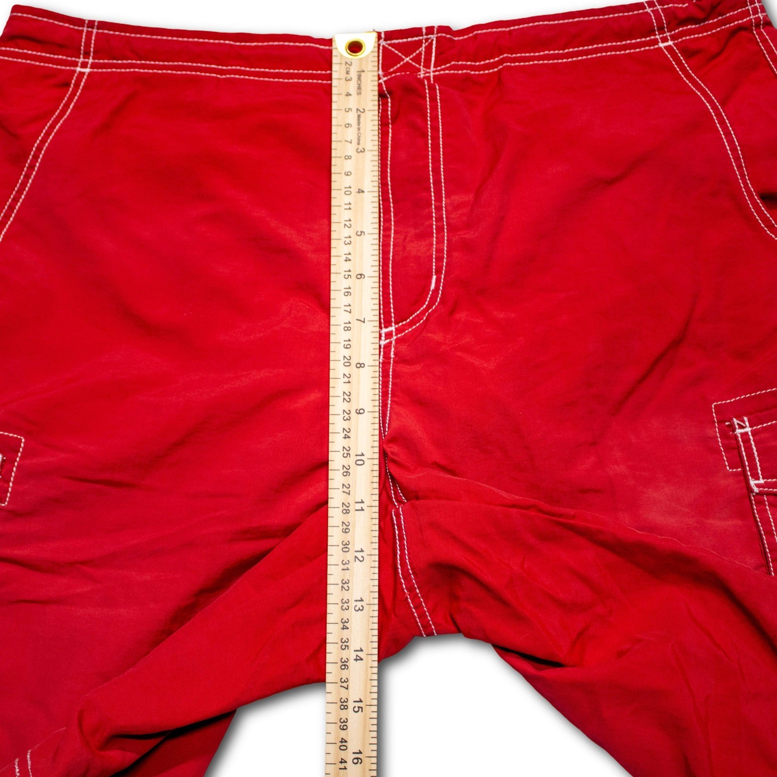 Gander Mountain Guide Series Cargo Board Shorts Mens Large Red - Image 6