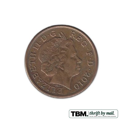2010 United Kingdom Shield Reverse British Decimal Penny About Uncirculated