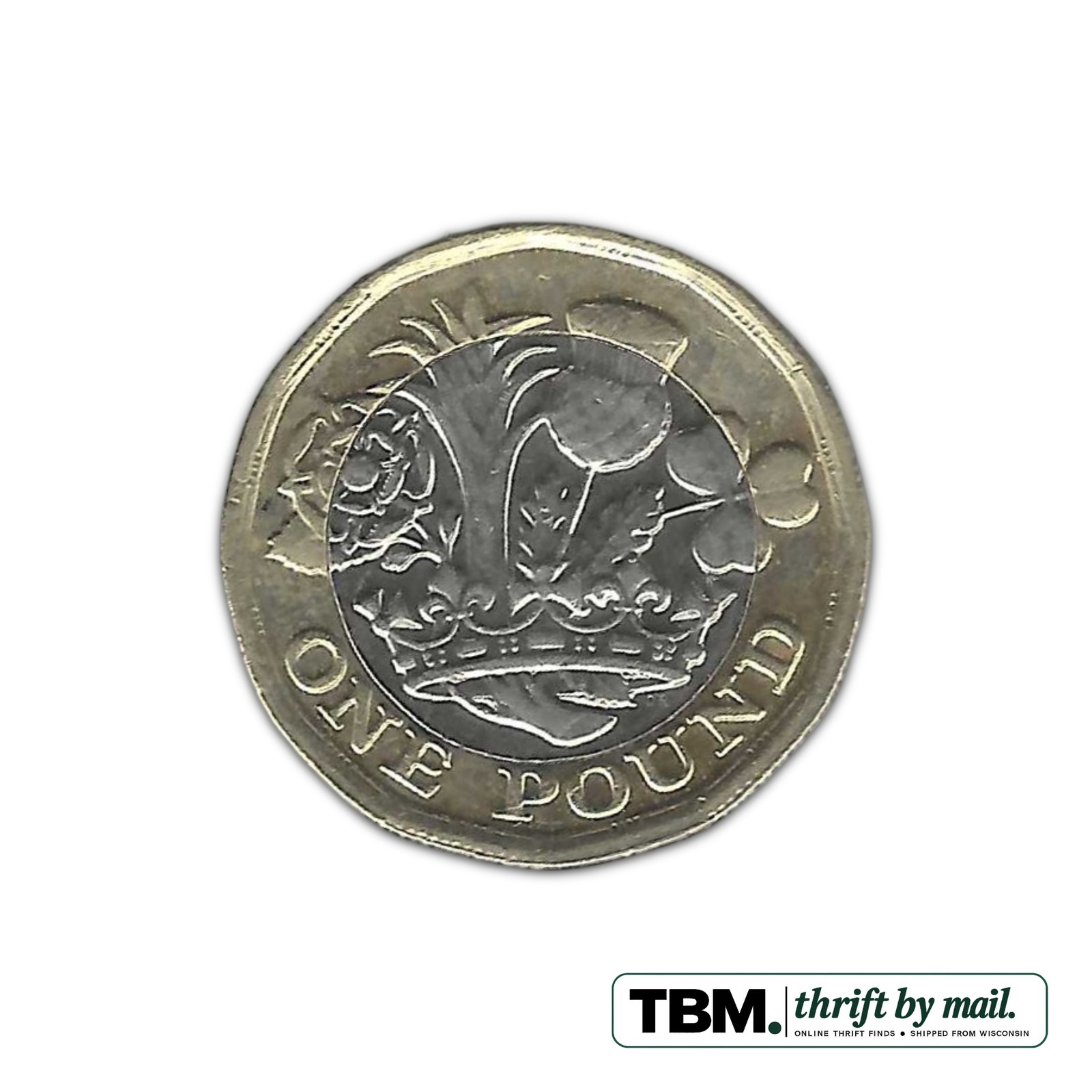 2016 United Kingdom New £1 Coin About Uncirculated - Image 2
