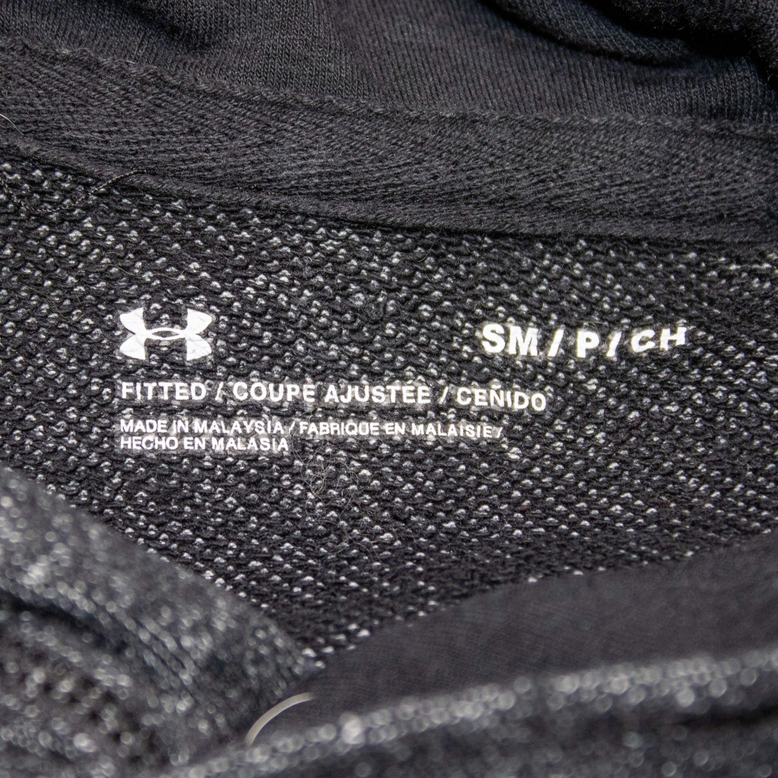 Under Armour Short Sleeve Hoodie Womens Small Gray Fitted Excellent - Image 3