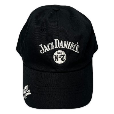 Jack Daniel's Baseball Cap Mens OSFM Black Excellent