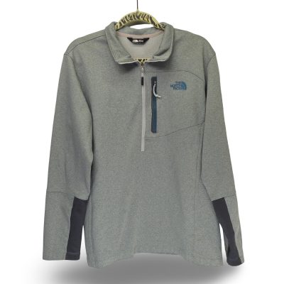 The North Face Quarter-zip pullover fleece quarter zip gray XL