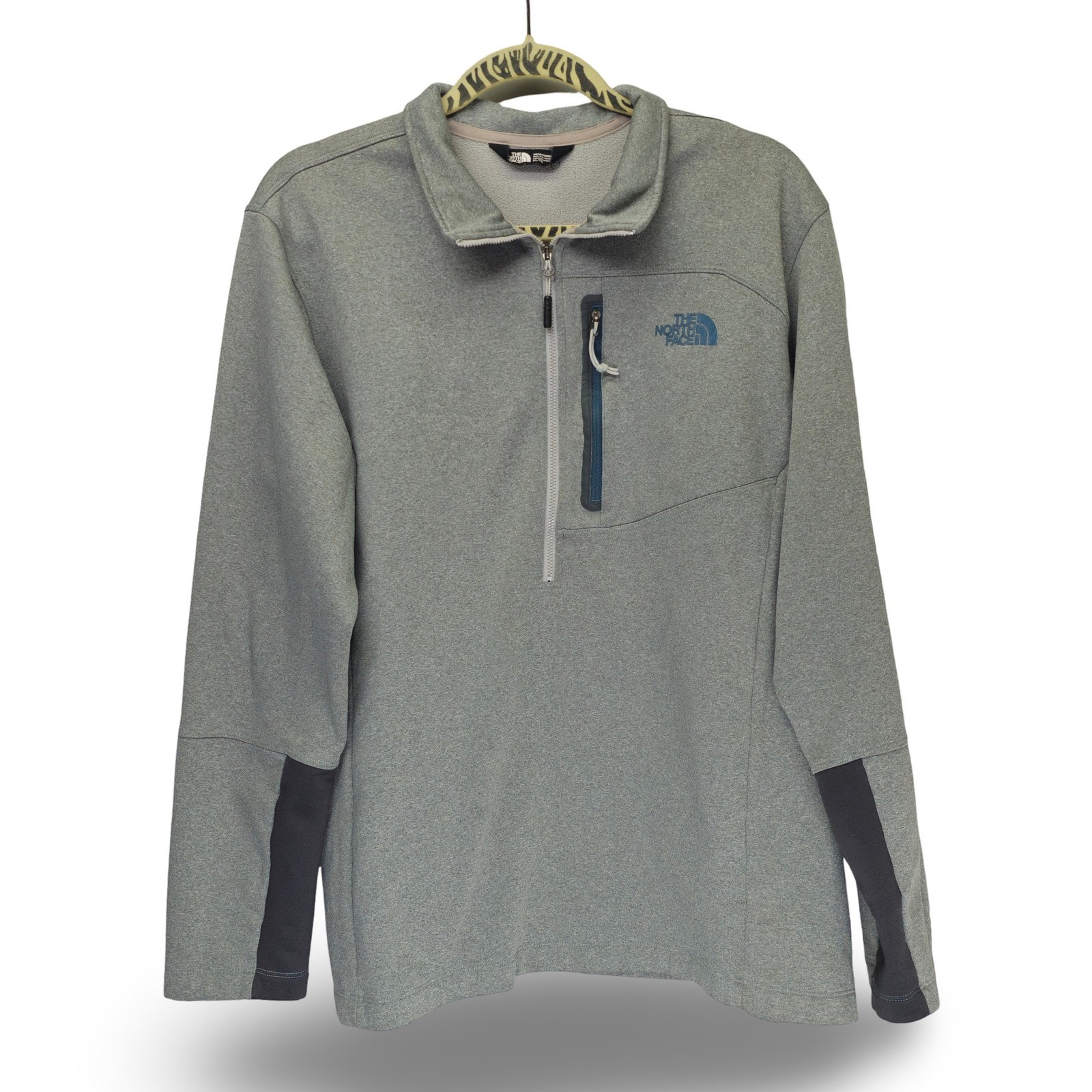 The North Face Quarter-zip pullover fleece quarter zip gray XL
