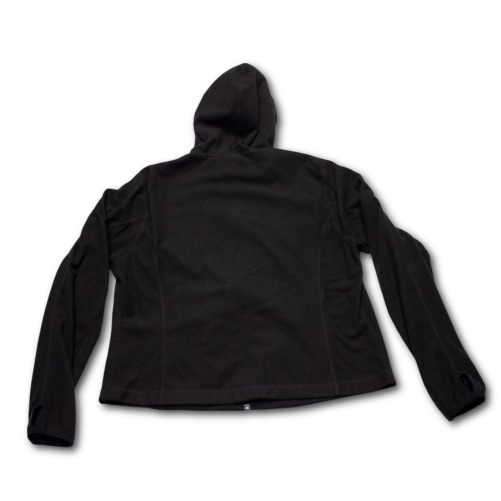 Harley-Davidson Fleece Zip-Up Hoodie Women 1W Black Excellent - Image 2