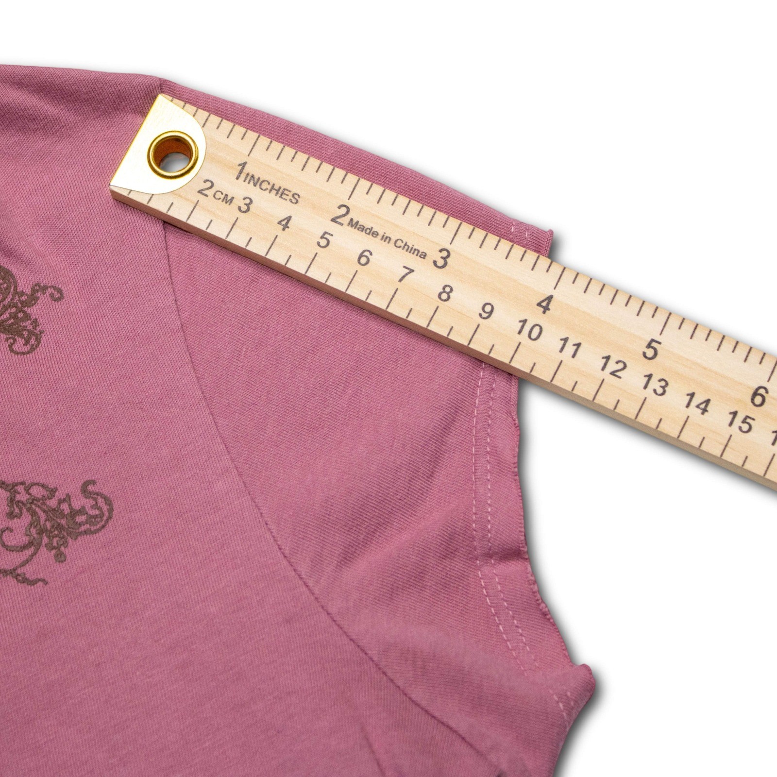 Calvin Klein Jeans Graphic T-Shirt Womens Large Mauve Pink Excellent - Image 6