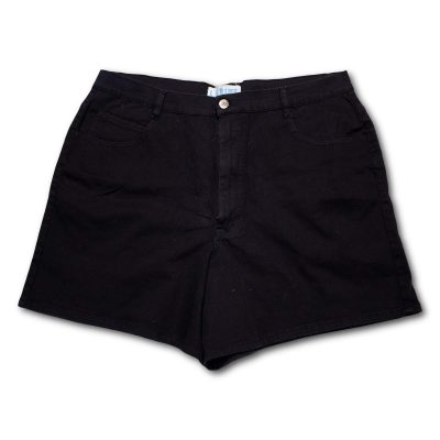 L.A. Blues Denim Shorts Womens 22 Black Excellent