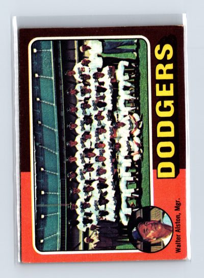 1975 Topps Baseball #361 Walter Alston Los Angeles Dodgers