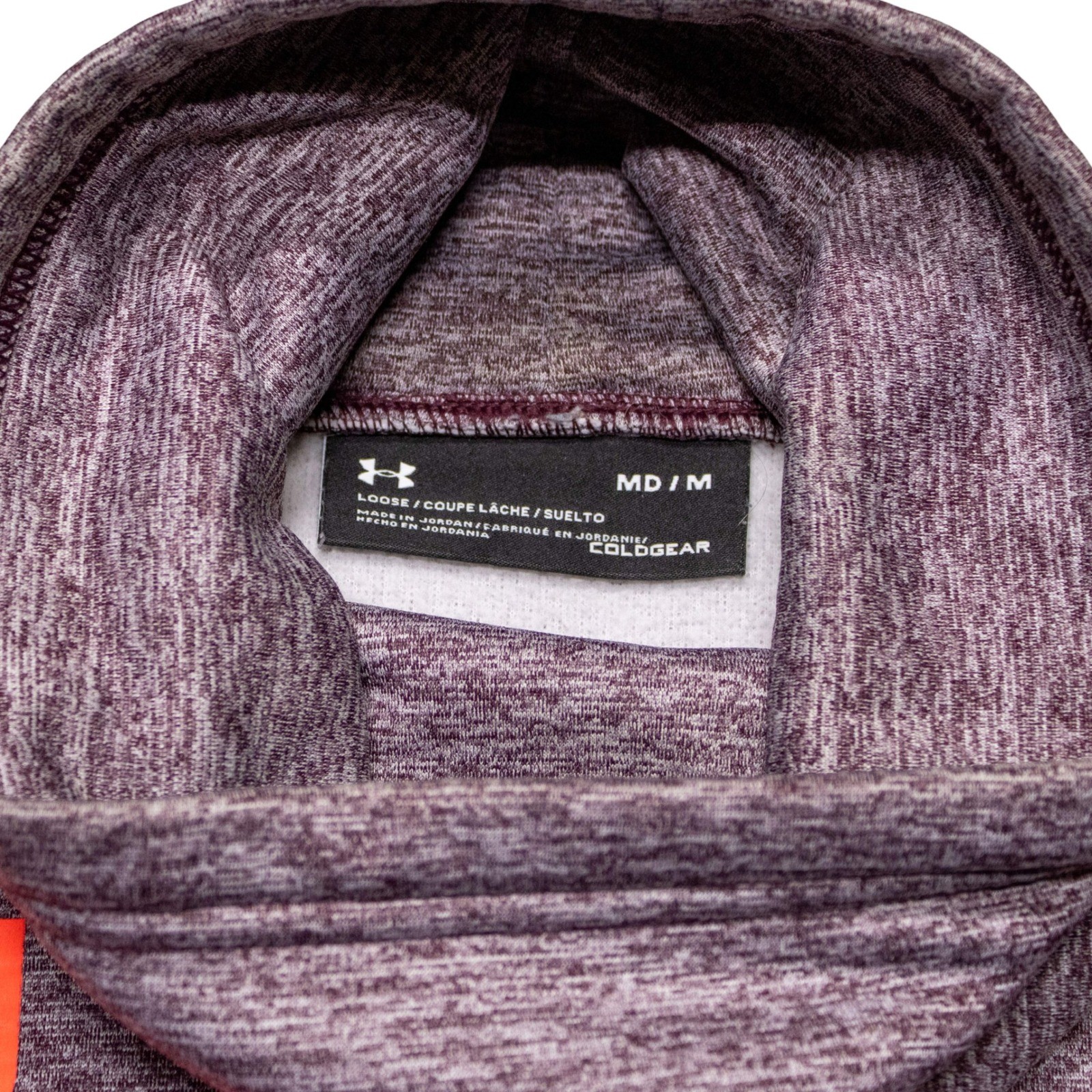 Under Armour ColdGear Storm Pullover Womens Medium Purple Heather Excellent - Image 3