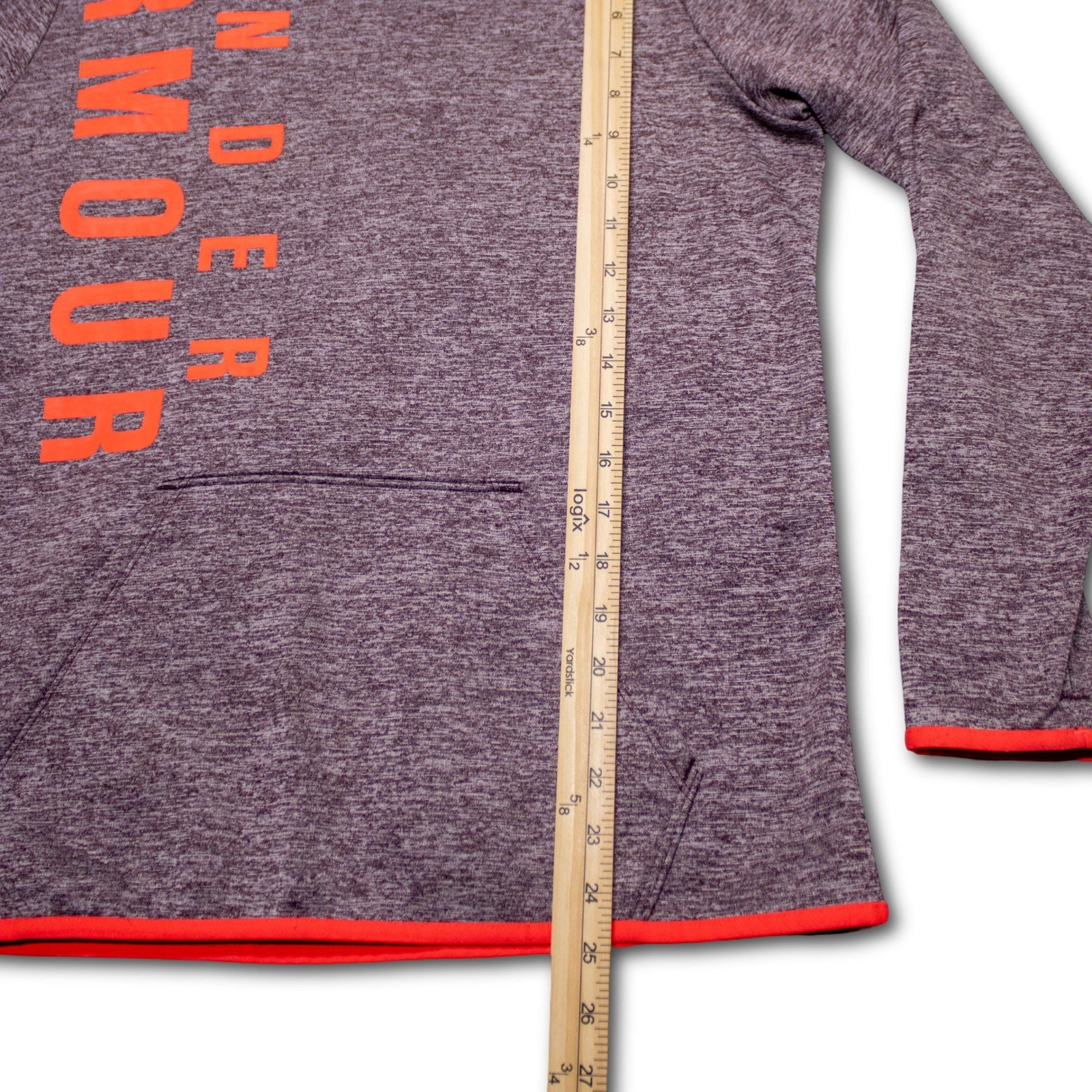 Under Armour ColdGear Storm Pullover Womens Medium Purple Heather Excellent - Image 4