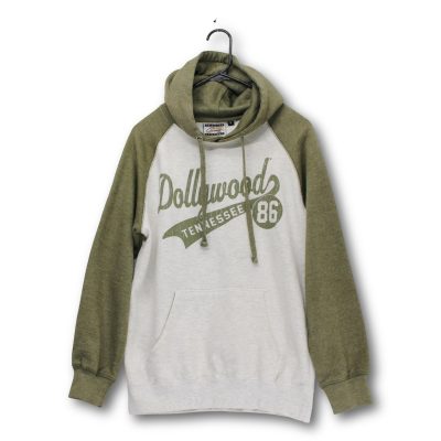 Coconut Creek Dollywood Hoodie Mens S Gray Green Good