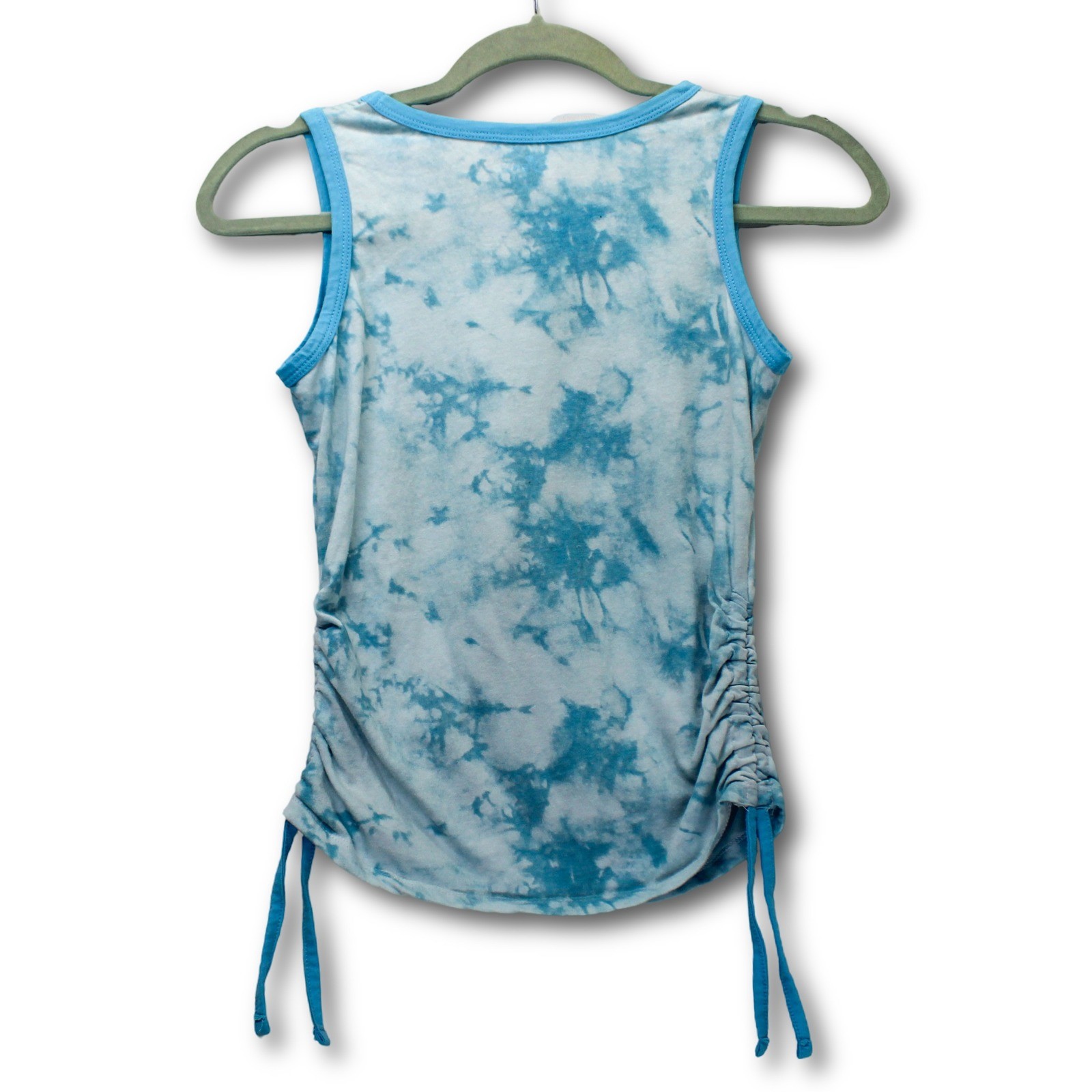 Disney Stitch Tank Top Kids Size L 10/12 Blue Tie Dye Excellent - Image 2