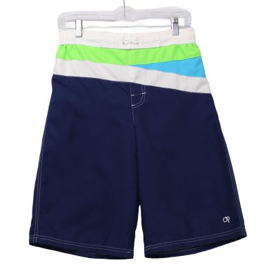 Ocean Pacific OP Board Shorts Mens XXL 18 Blue Saphire Colorblock Swim Trunks