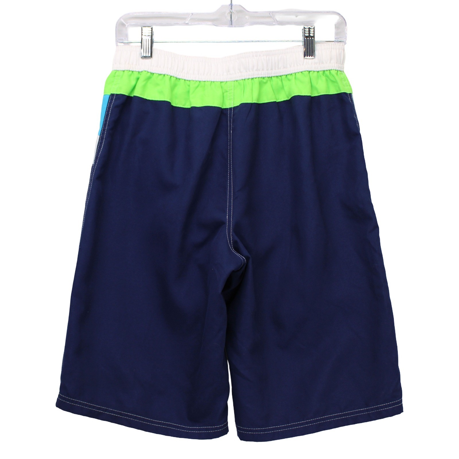 Ocean Pacific OP Board Shorts Mens XXL 18 Blue Saphire Colorblock Swim Trunks - Image 2