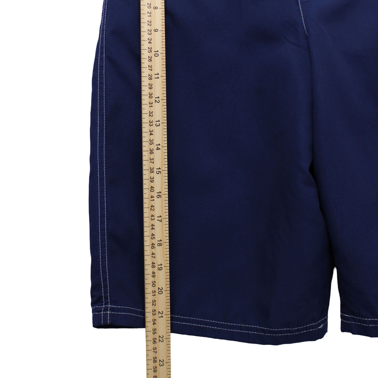 Ocean Pacific OP Board Shorts Mens XXL 18 Blue Saphire Colorblock Swim Trunks - Image 6