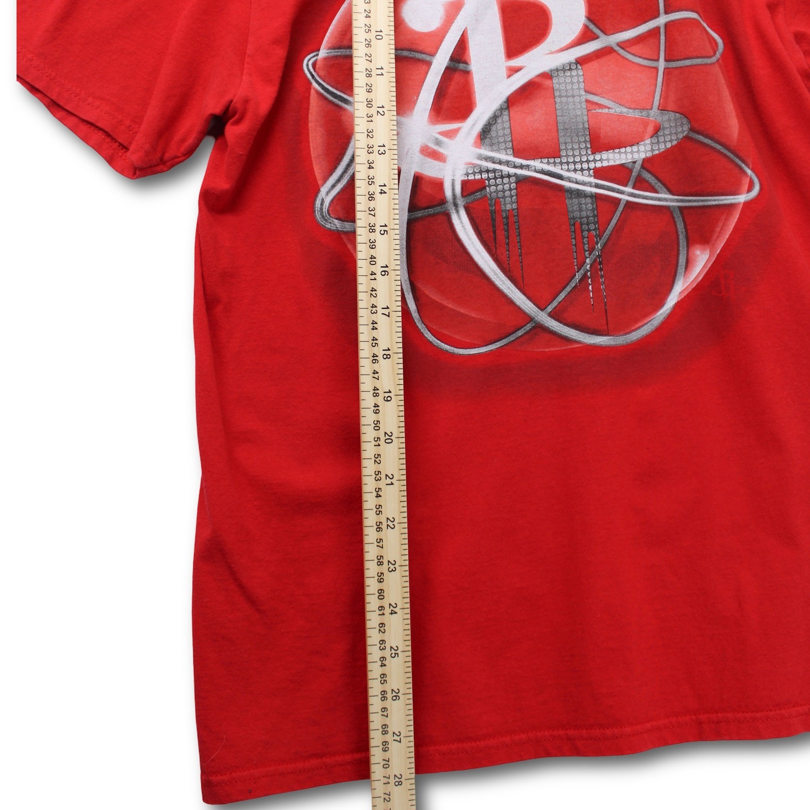 Adidas Houston Rockets T Shirt Mens Medium Red Excellent - Image 4