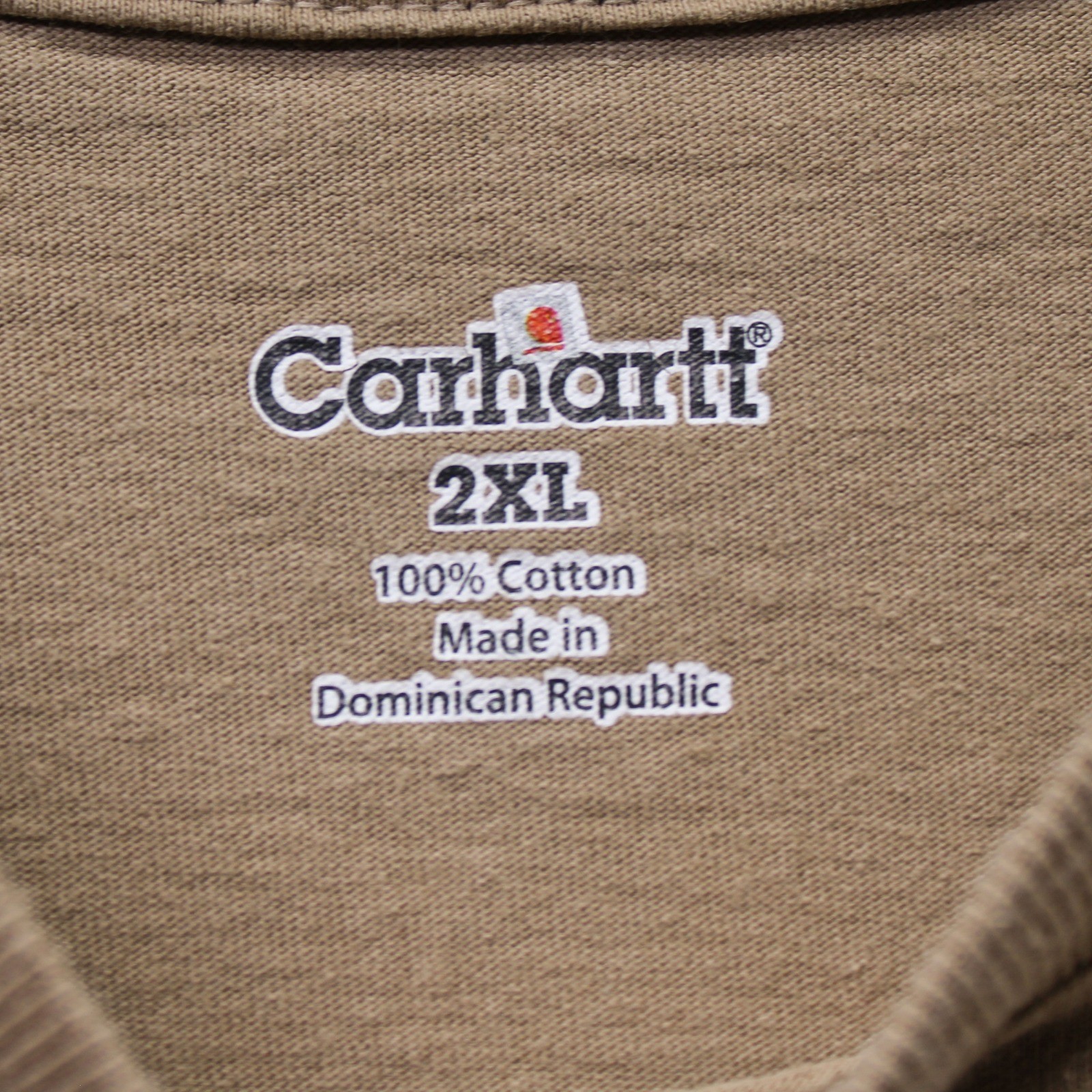 Carhartt Graphic T-Shirt Mens 2XL Tan Tough As Nails Workwear Good - Image 3