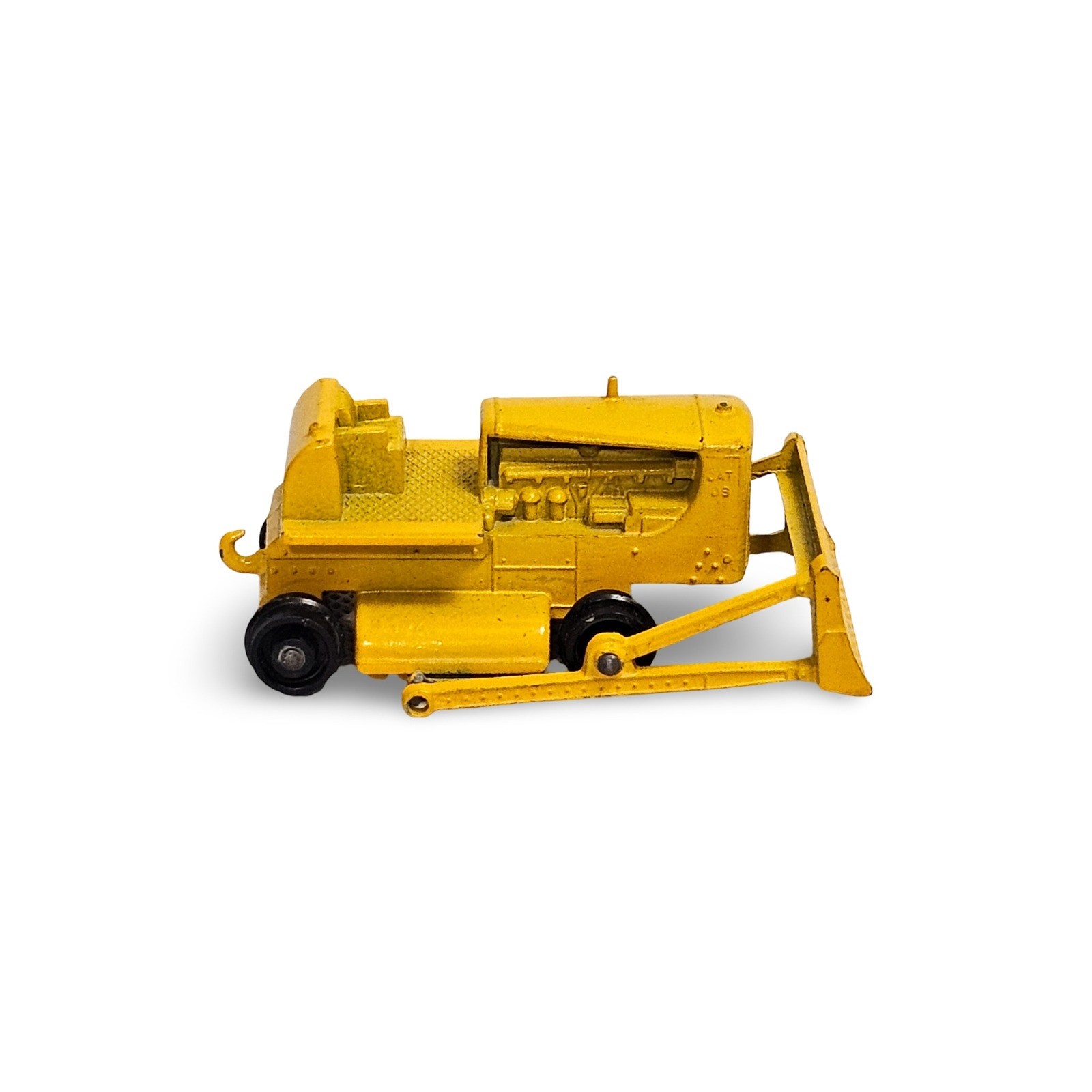 Matchbox Caterpillar D8 Bulldozer Lesney No 18 Yellow Good - Image 4