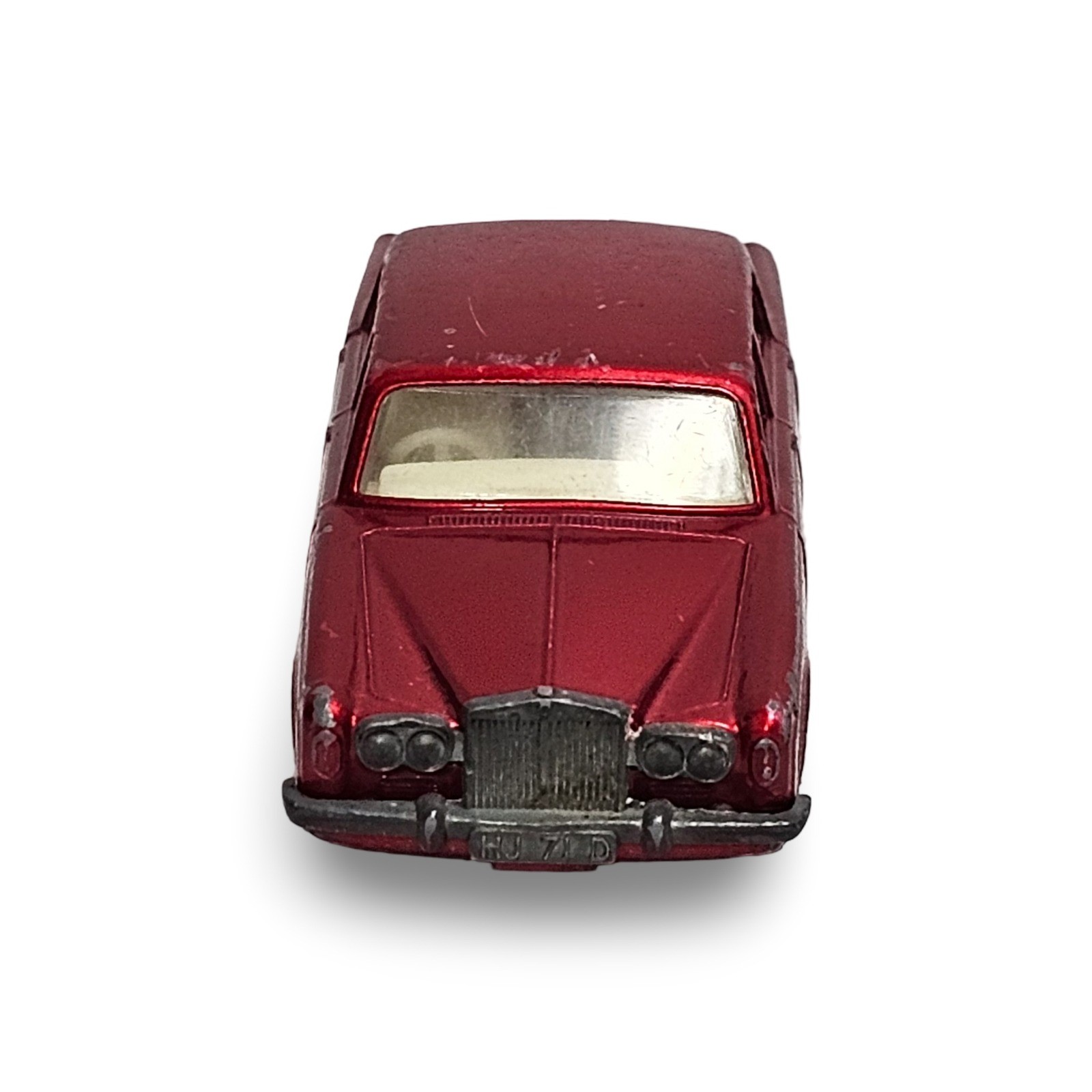 Matchbox Lesney Rolls Royce Silver Shadow No. 24 Metallic Red Good - Image 5