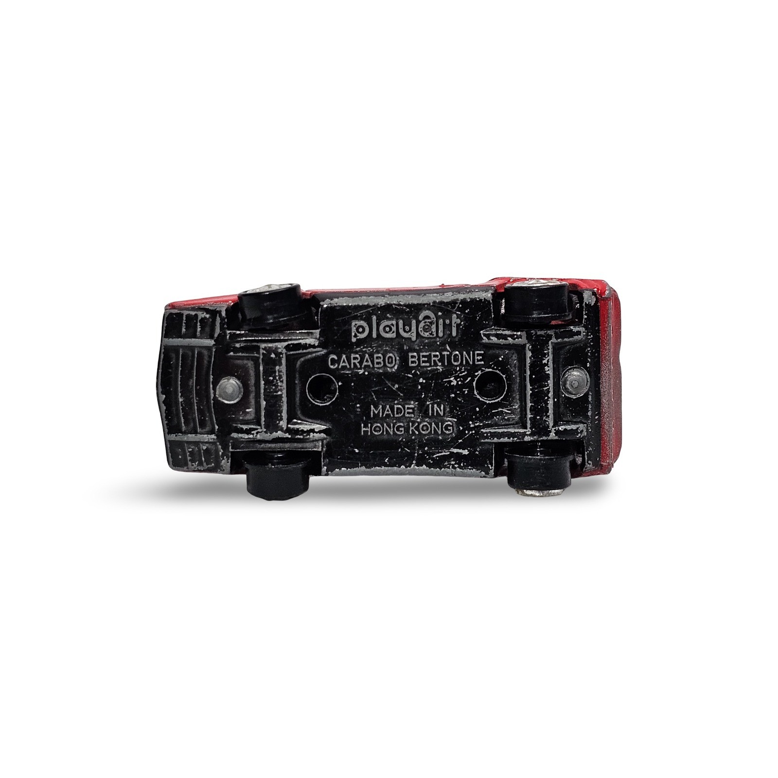 Playart Carabo Bertone Diecast Car 1/64 Red Hong Kong - Image 6