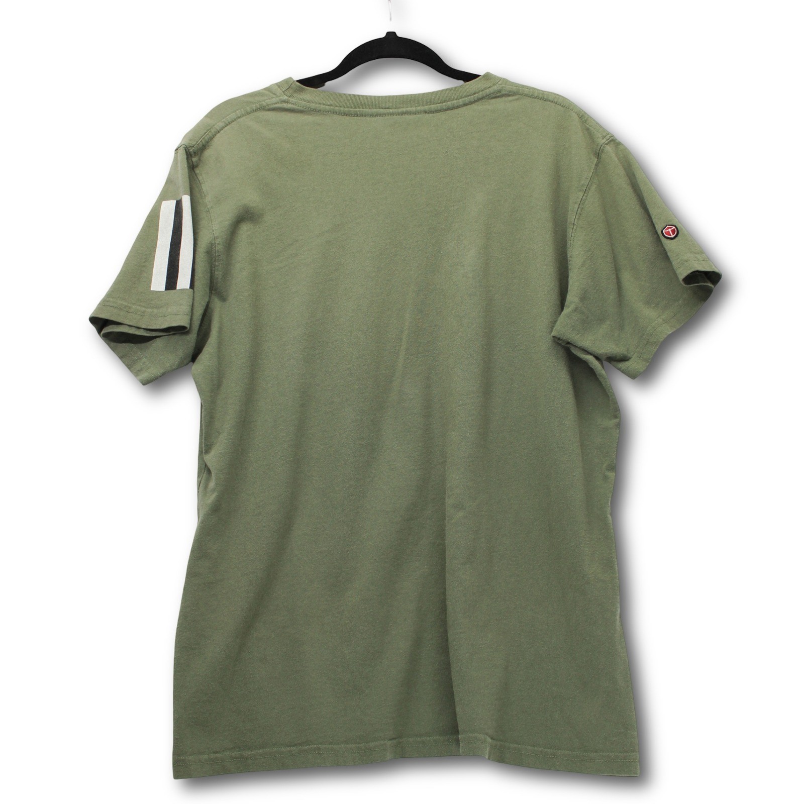 Red Canoe North American Aviation T-Shirt Mens Large Green Excellent - Image 2