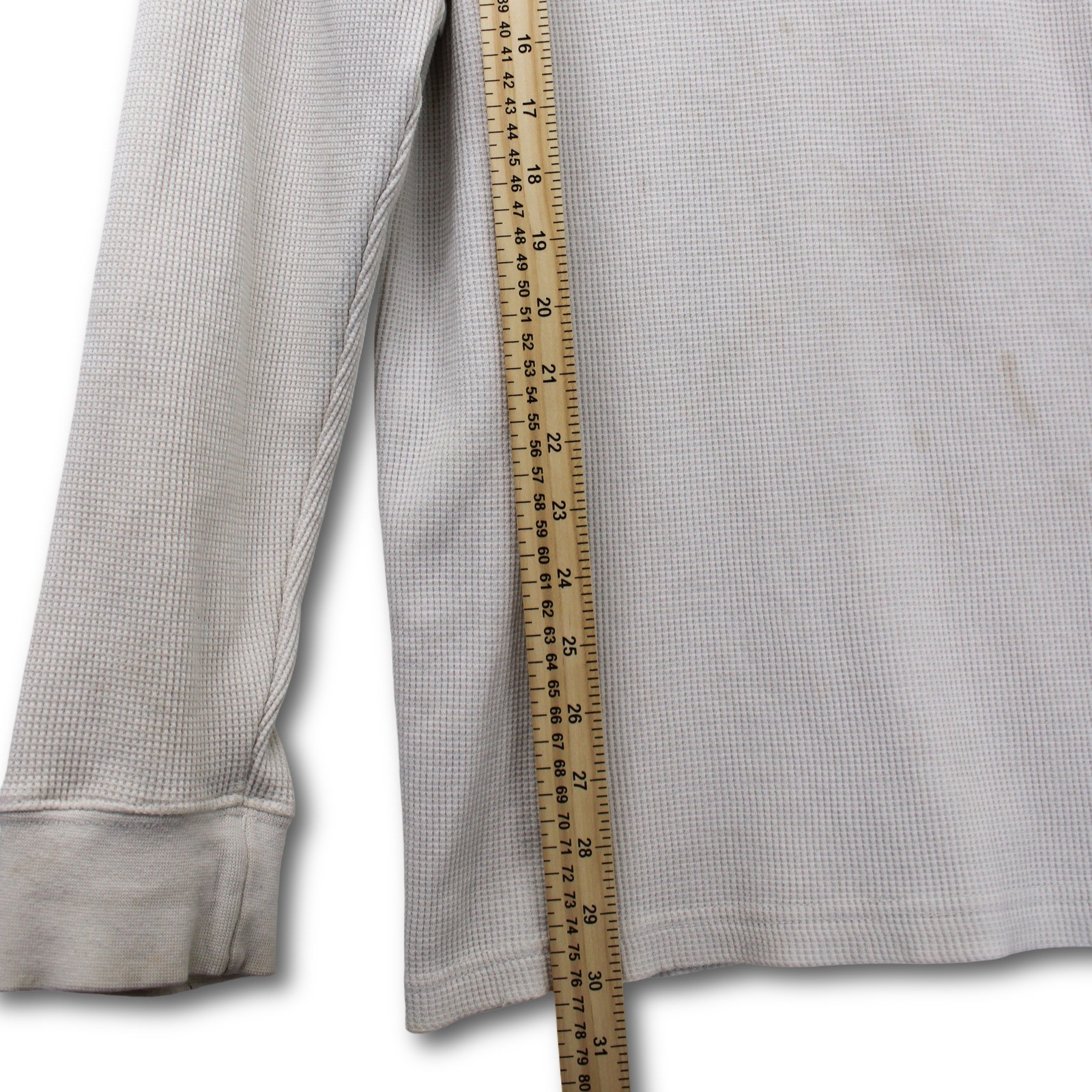 Vintage Y2K Southpole Waffle Knit Thermal Shirt Mens XL White Fair - Image 5