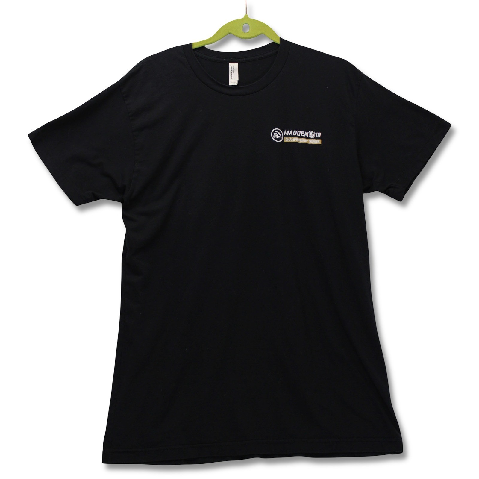 American Apparel Madden 18 T Shirt Mens Large Black Good