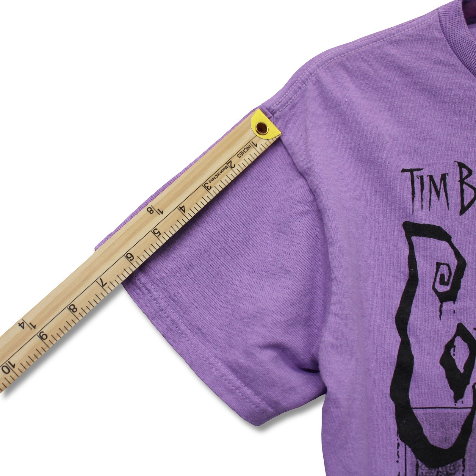 Hybrid Corpse Bride Tim Burton Movie Graphic Tee Women Size S Purple Excellent - Image 5
