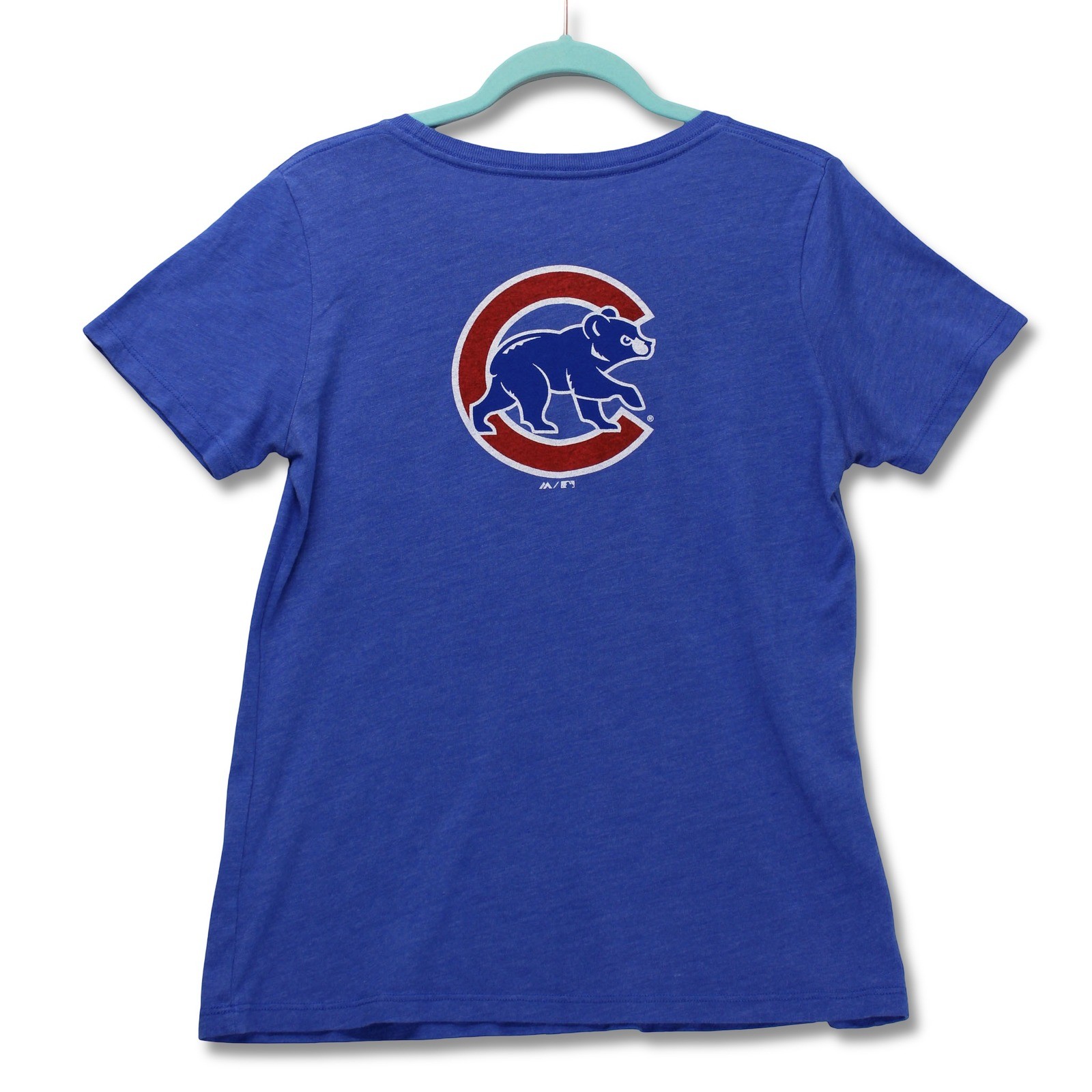 Majestic Threads Chicago Cubs T-Shirt Mens XL Blue MLB Baseball Excellent - Image 2
